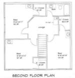 Wildcat Village Apartments- Second Floor Plan
